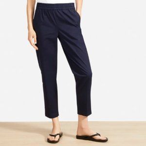 Everlane Elastic-Waist Pants, 'The Easy Chino,' Navy, Size 2